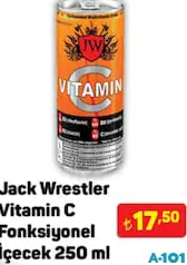 JACK WRESTLER VİTAMİN C FONKSİYONEL İÇECEK 250 ML